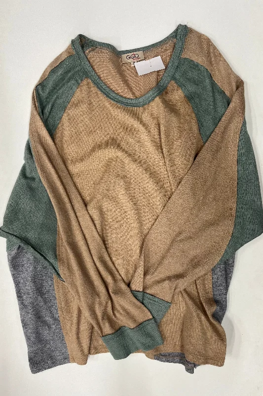 Ethnic Style Top Long Sleeve By GiGio  Size: 1x