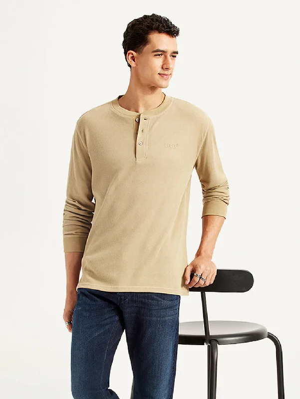 Comfy Dress Men's Solid Slim Fit T-shirt