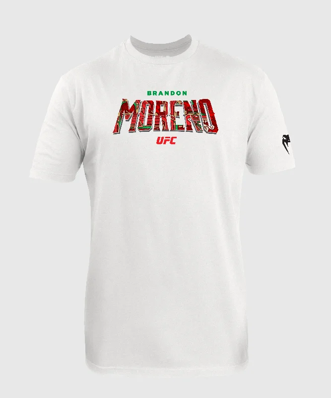 Chic Relaxation UFC Unrivaled by Venum Brandon Moreno Unisex T-Shirt - White