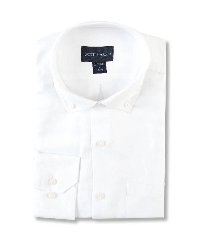 Daily Comfort Linen/Tencel Solid Twill, White