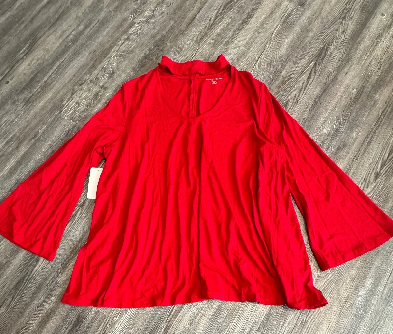 Versatile Items Top Long Sleeve By Jessica London  Size: 2x
