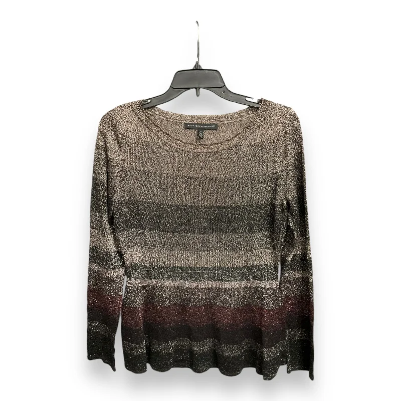 Trendy Layers Top Long Sleeve By White House Black Market In Multi-colored, Size: S