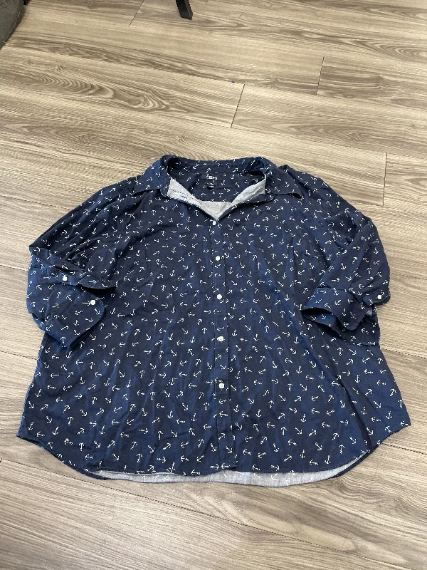 Fashion Must-have Top Long Sleeve By Chaps  Size: 2x