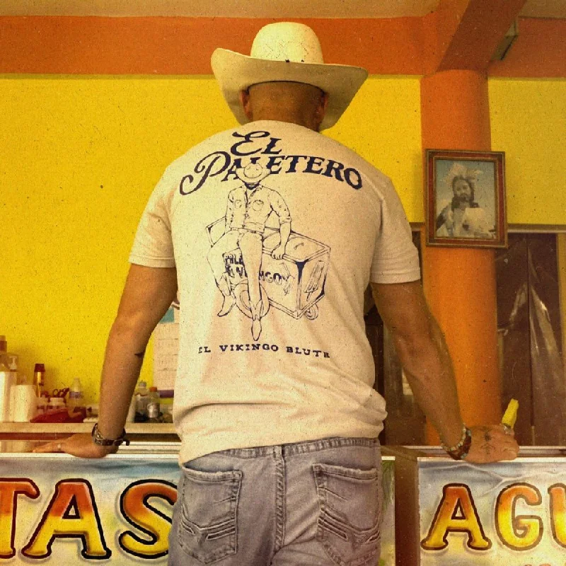 El Vikingo Mens El Paletero T-Shirt - VKPALETEROBONE