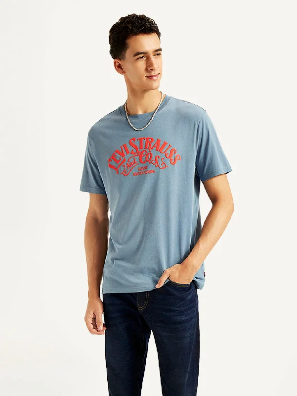 Soft Trends Men's Graphic Print Slim Fit T-shirt