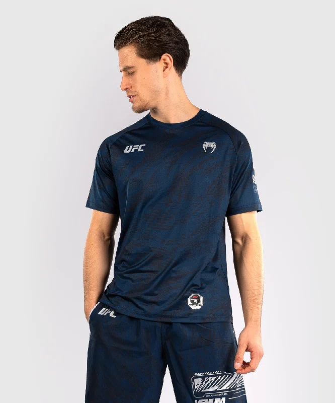 Modern Comfort Wear UFC Fusion by Venum Fight Week Men’s Dry-Tech T-Shirt - Oceanic Blue