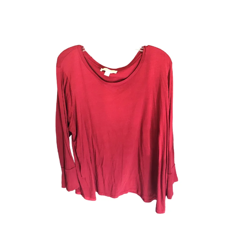Noble And Elegant Top Long Sleeve By Michael By Michael Kors  Size: 3x