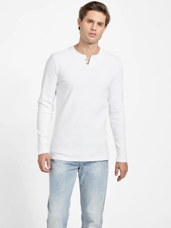 Comfortable Fashion Todd Long-Sleeve Henley
