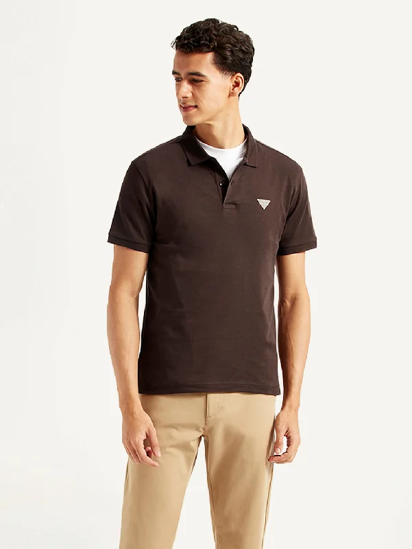 Chic Outfits Men's Solid Slim Fit Polo T-shirt