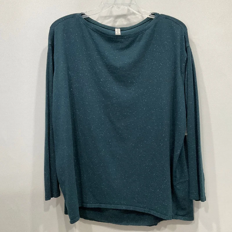 Comfy Dress Top Long Sleeve By Lululemon In Blue, Size: L