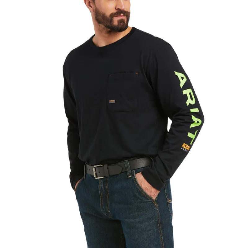 Ariat Mens Rebar Workman Logo Work T-Shirt - 10037405