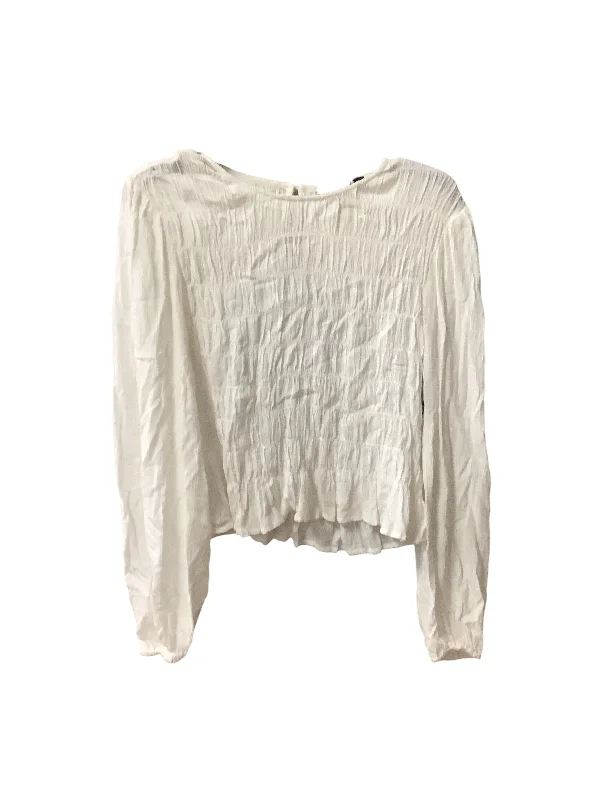 Breezy Style Top Long Sleeve By Sanctuary In White, Size: S