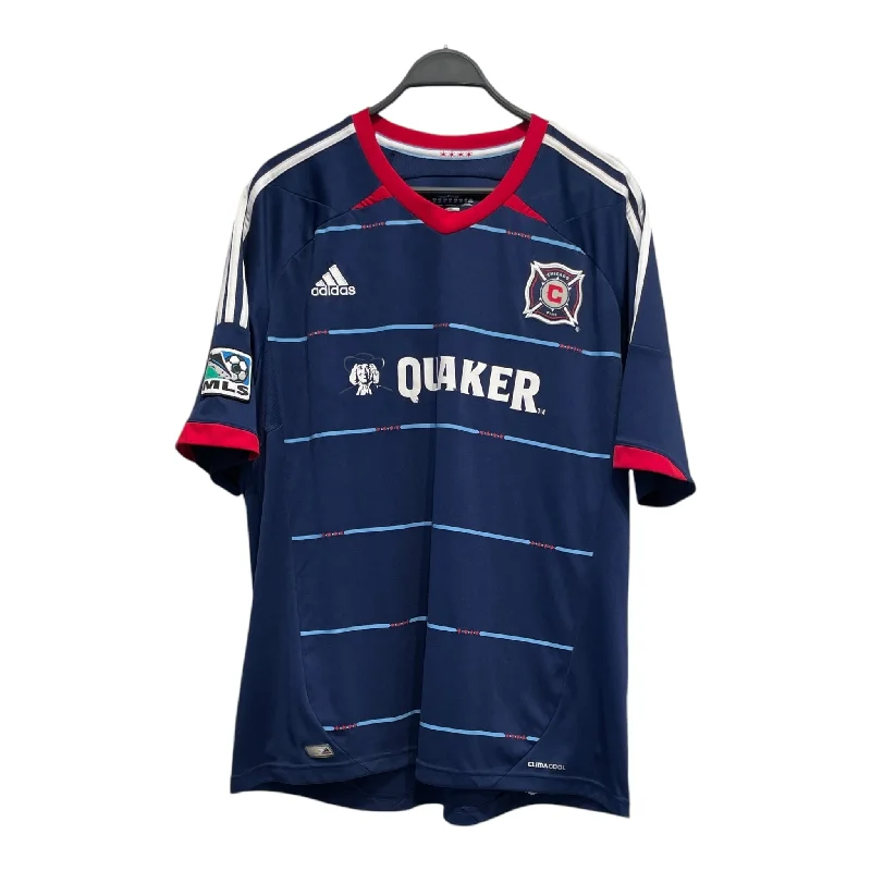 Practical Style adidas/T-Shirt/XXL/Polyester/NVY/Stripe/CHICAGO FIRE