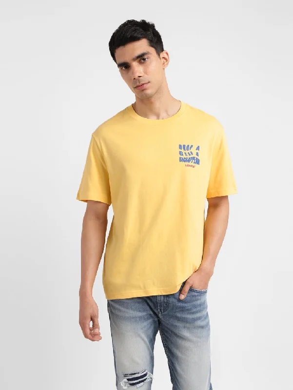 Sports Design Men's Graphic Crew Neck T-shirt