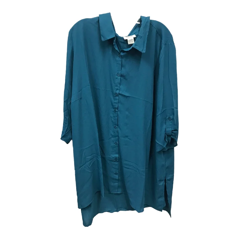 Elegant Style Top Long Sleeve By Avenue  Size: 3x