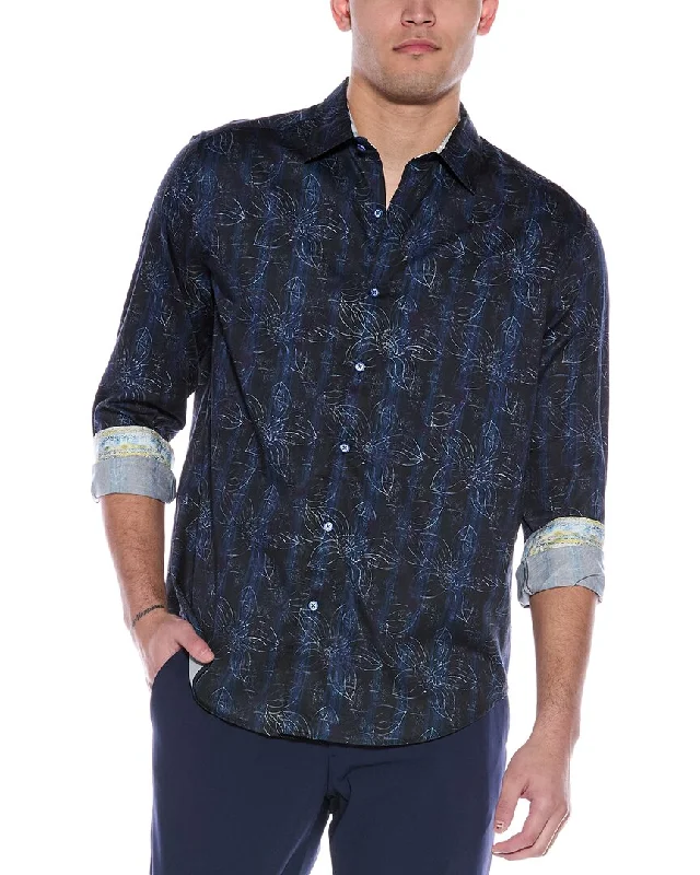 College Style Robert Graham Howell Classic Fit Woven Shirt