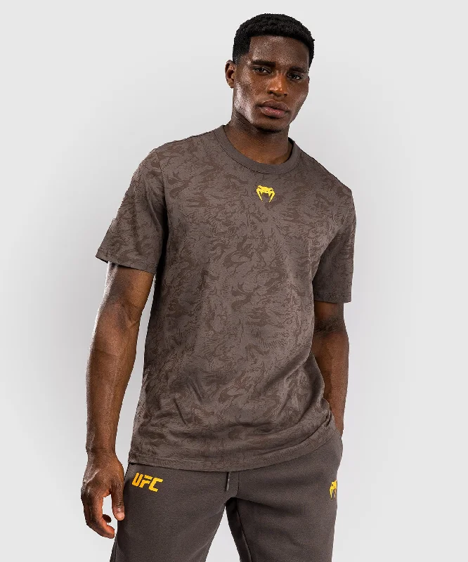 Cozy Knits UFC Fusion by Venum Fight Week Men’s Short Sleeve T-Shirt - Earthen Brown
