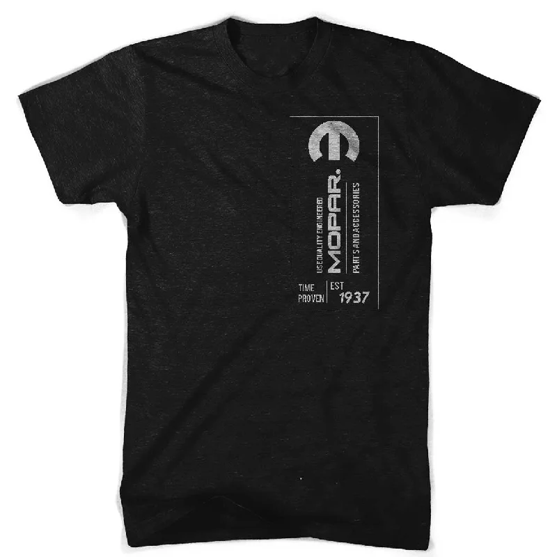 Perfect Tailoring Mens Mopar Label T-shirt (Black)