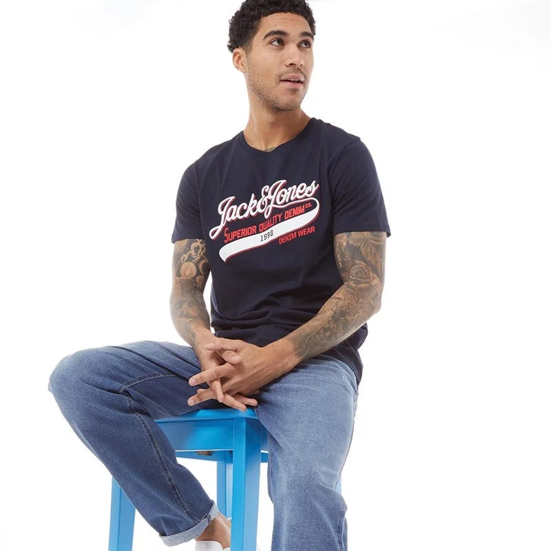 JACK AND JONES Mens Logo T-Shirt