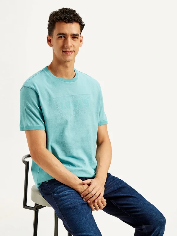 Comfy Chic Men's Brand Logo Slim Fit T-Shirt