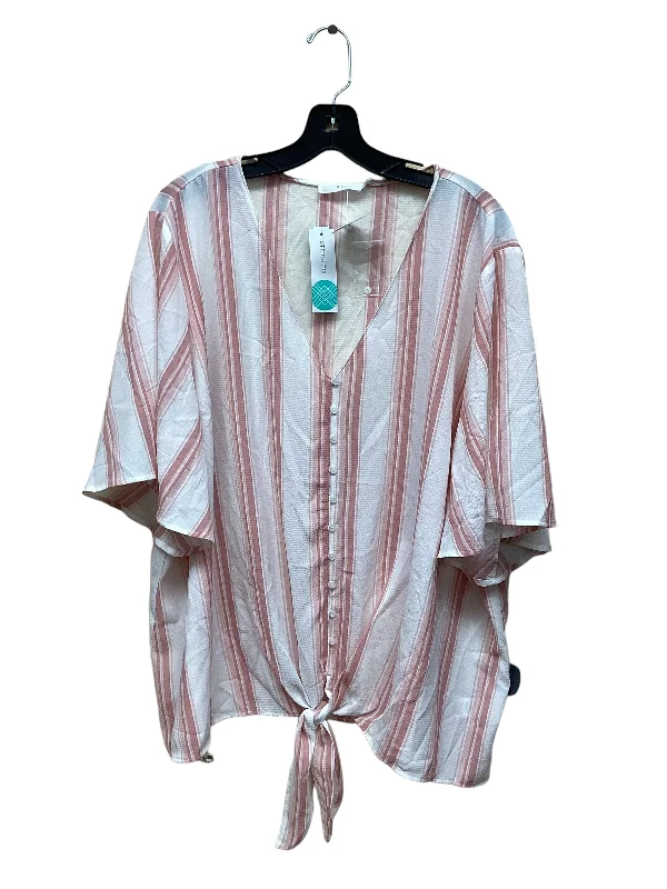 Relaxed Looks Top Long Sleeve By Lush  Size: 3x