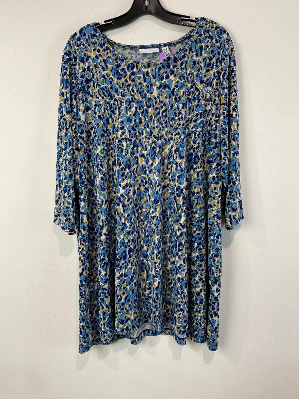 Comfy Chic Tunic 3/4 Sleeve By Susan Graver  Size: 2x