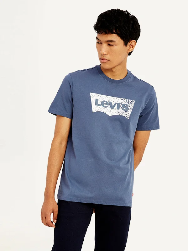 Comfort Fit Men's Brand Logo Slim Fit T-Shirt