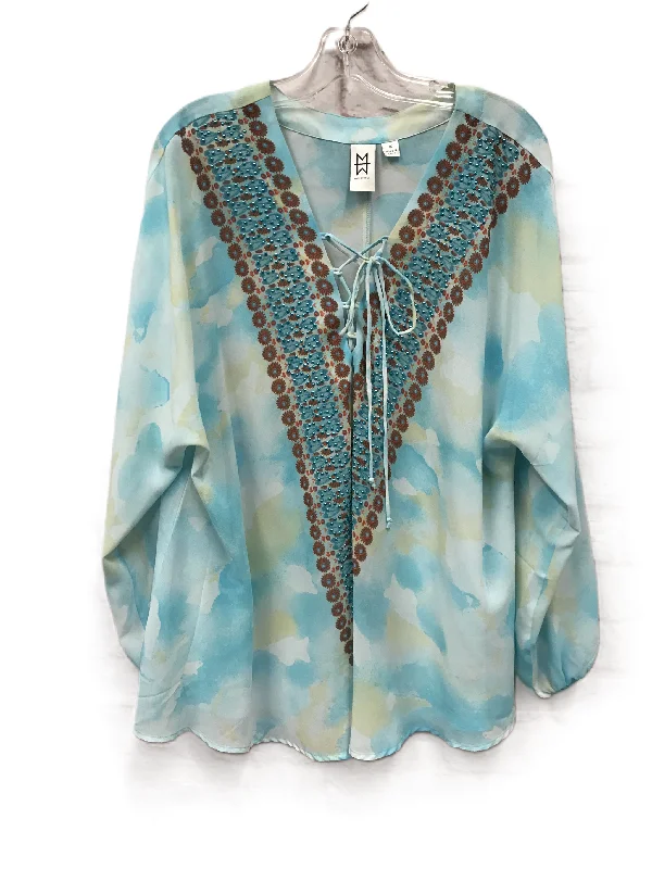 Elegant Series Top Long Sleeve By Marc Bouwer   Size: 1x