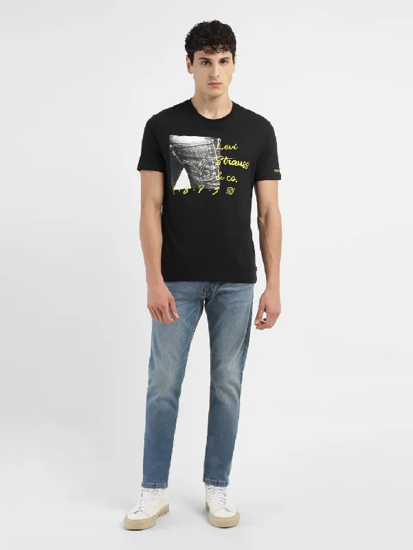 New Design Men's Graphic Crew Neck T-shirt