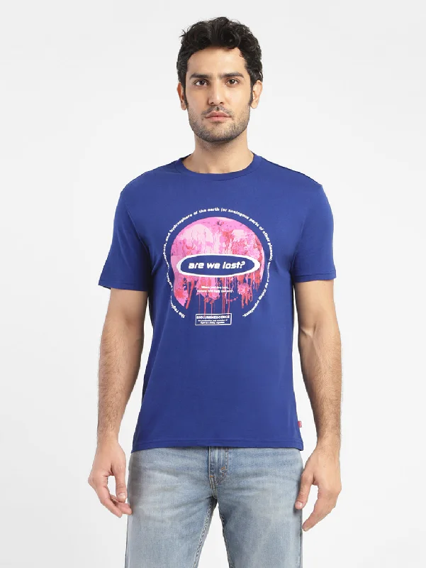Fashion Must-have Men's Graphic Print Crew Neck T-shirt