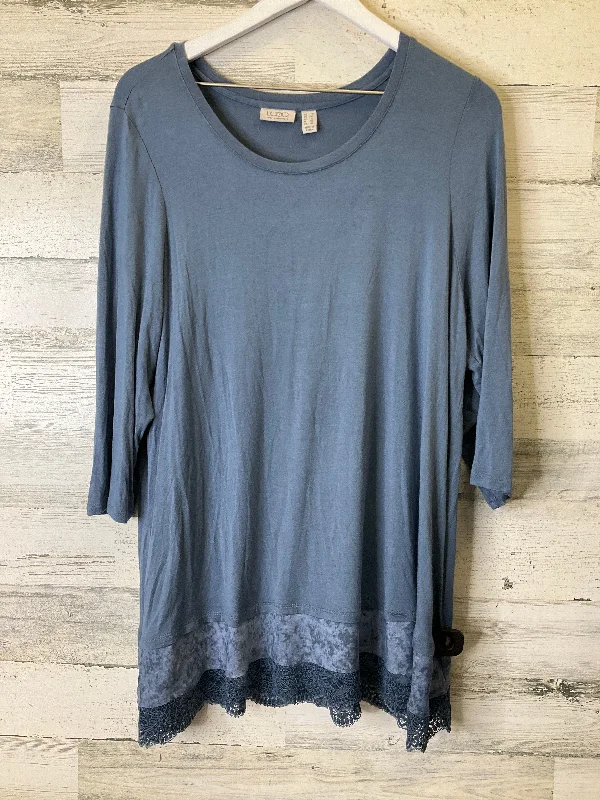 Goddess Outfit Top 3/4 Sleeve By Logo  Size: 1x