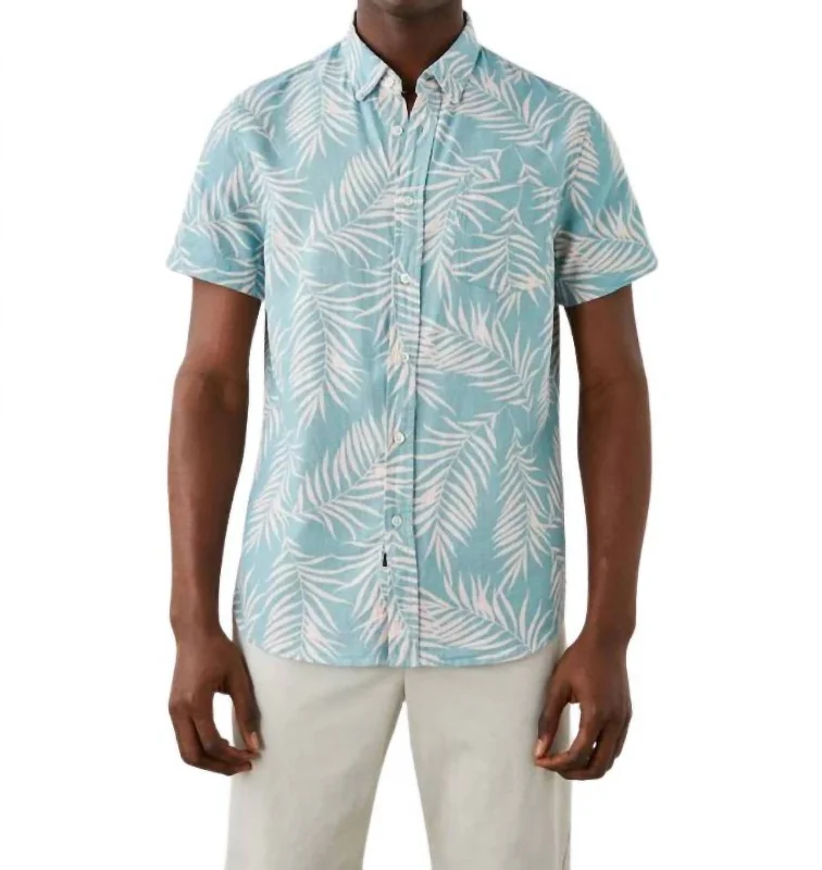 Noble And Elegant Fairfax Shirt In Palm Shadow