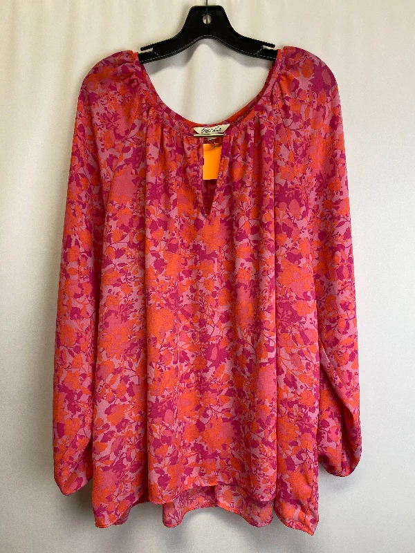 Loose Fit Top Long Sleeve By Cmf  Size: 3x