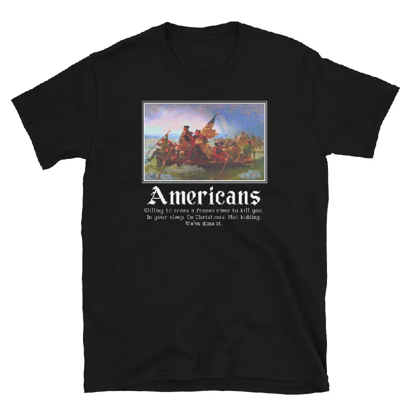 Tropical Style Americans 64-Bit Pixel Art T-Shirt