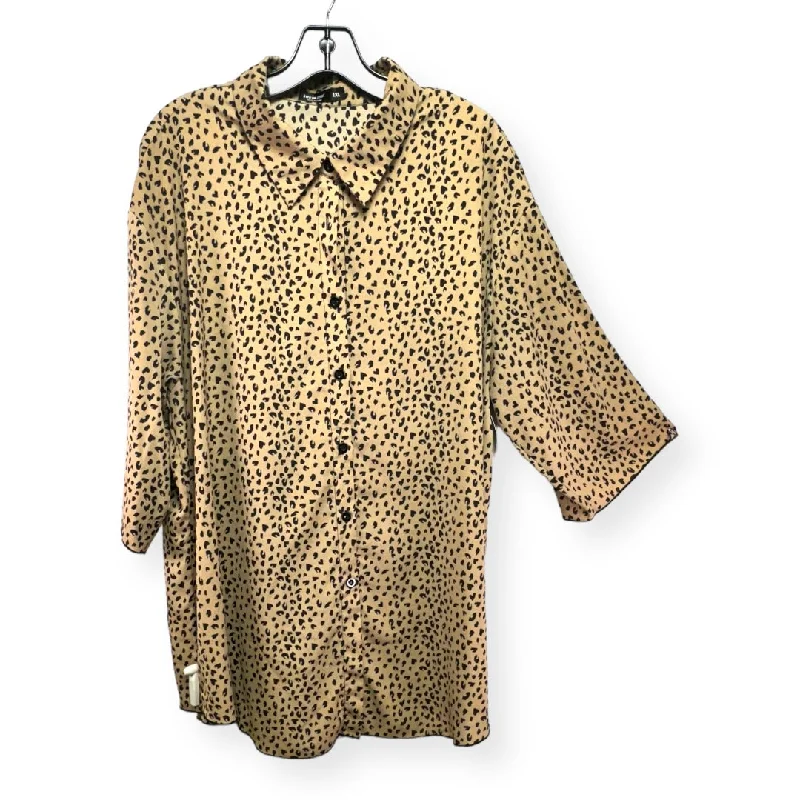 Modern Comfort Wear Top 3/4 Sleeve By Shein  Size: 1x