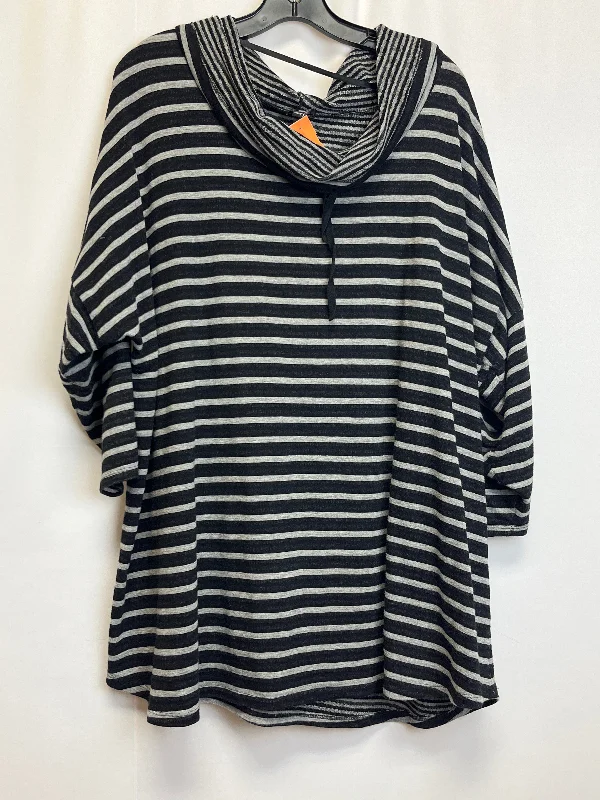 End Of The Year Top Long Sleeve By Cable And Gauge  Size: 3x