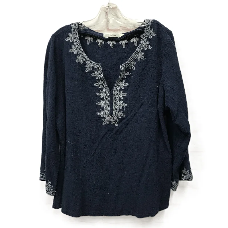 Celebrity Picks Top Long Sleeve By Solitaire  Size: 2x
