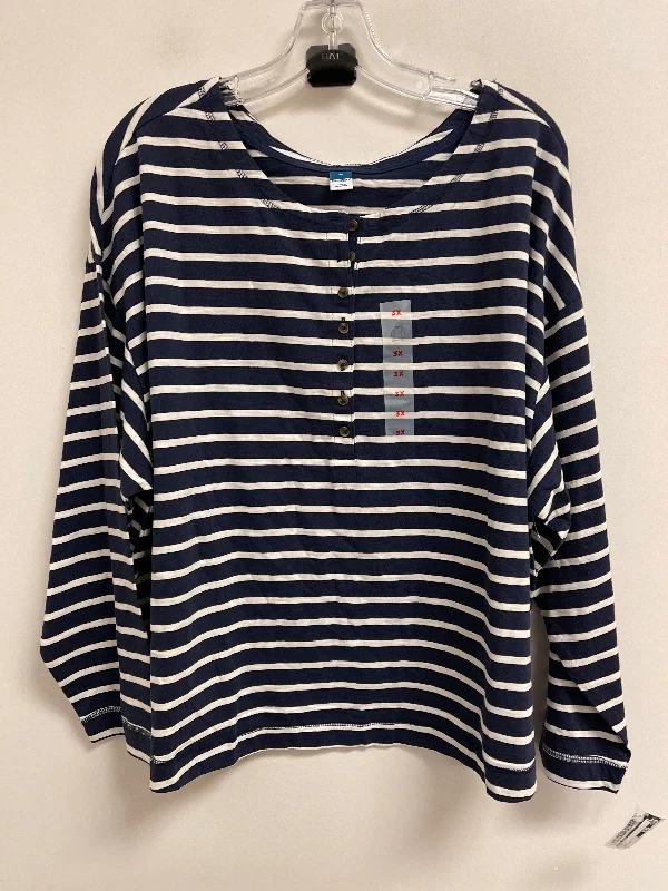 Energy Wear Top Long Sleeve By Old Navy In Navy, Size: 3x