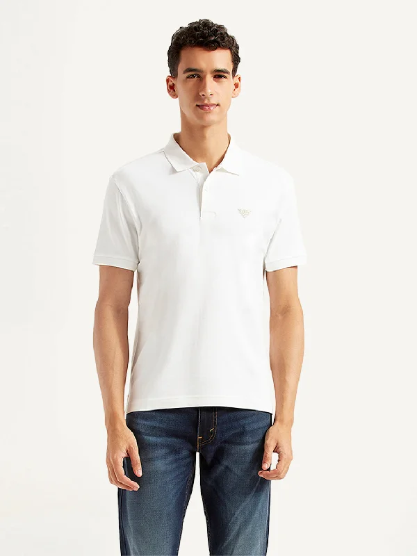 Warm Wear Men's Solid Slim Fit Polo T-shirt