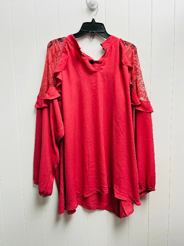 Romantic Temperament Top Long Sleeve By Torrid  Size: 4x