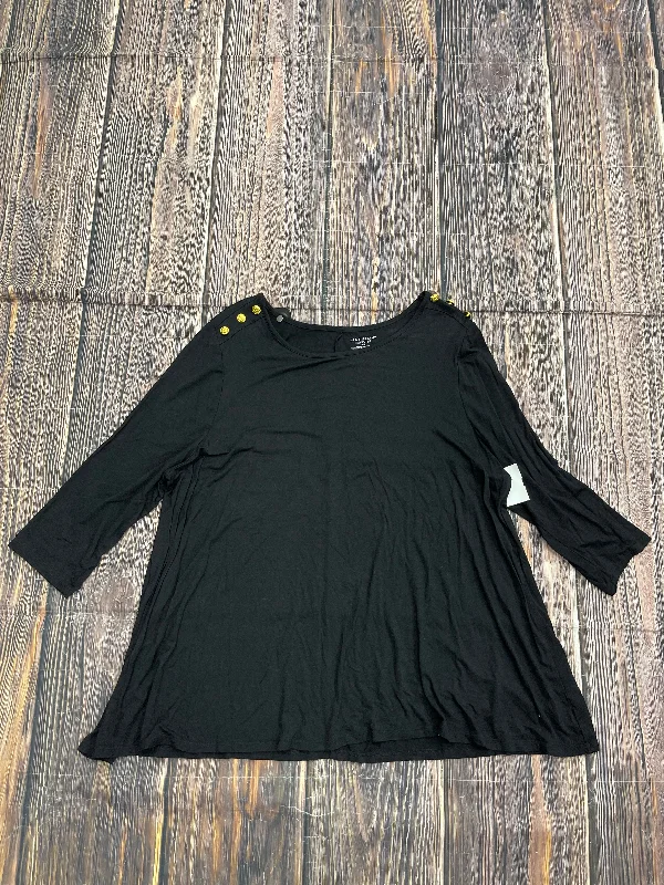 Light Comfort Top 3/4 Sleeve Basic By Lane Bryant  Size: 1x