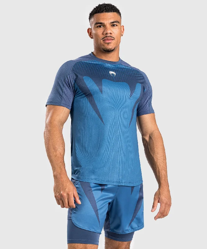 Casual Style Venum Attack Men's Dry-Tech T-Shirt - Navy Blue