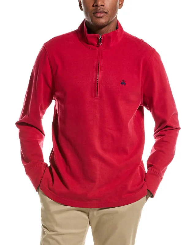 Smart Casuals Brooks Brothers Sueded Mock Pullover