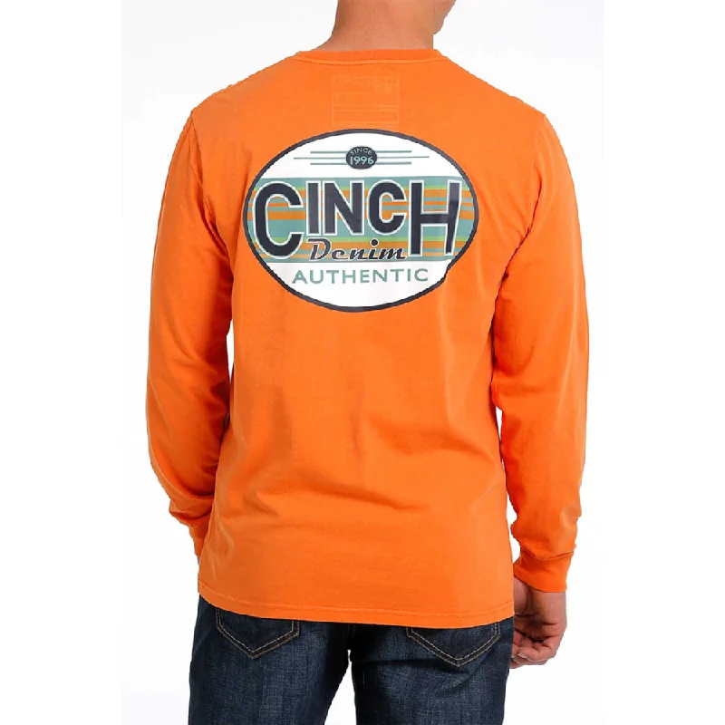 Cinch Mens Denim Authentic T-Shirt - MTT1721004-ORG