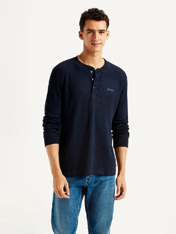 Light Dressing Men's Solid Slim Fit T-shirt
