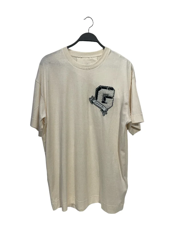 High Street Series GIVENCHY/T-Shirt/L/Cotton/WHT/Graphic/G PATCH TEE