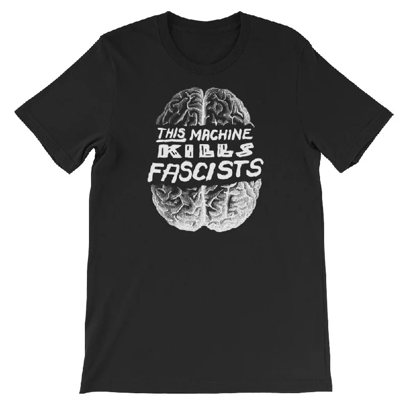 Ethnic Style This Machine Kills Fascists Brain T-Shirt
