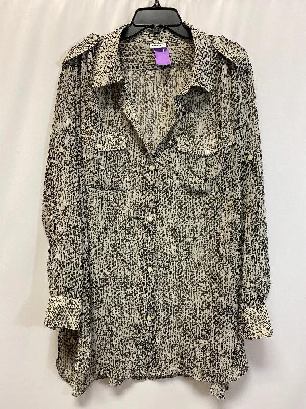 Sports Trend Top Long Sleeve By Dkny  Size: 2x