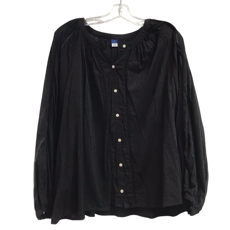 Unique Design Top Ls By Old Navy In Black, Size:L