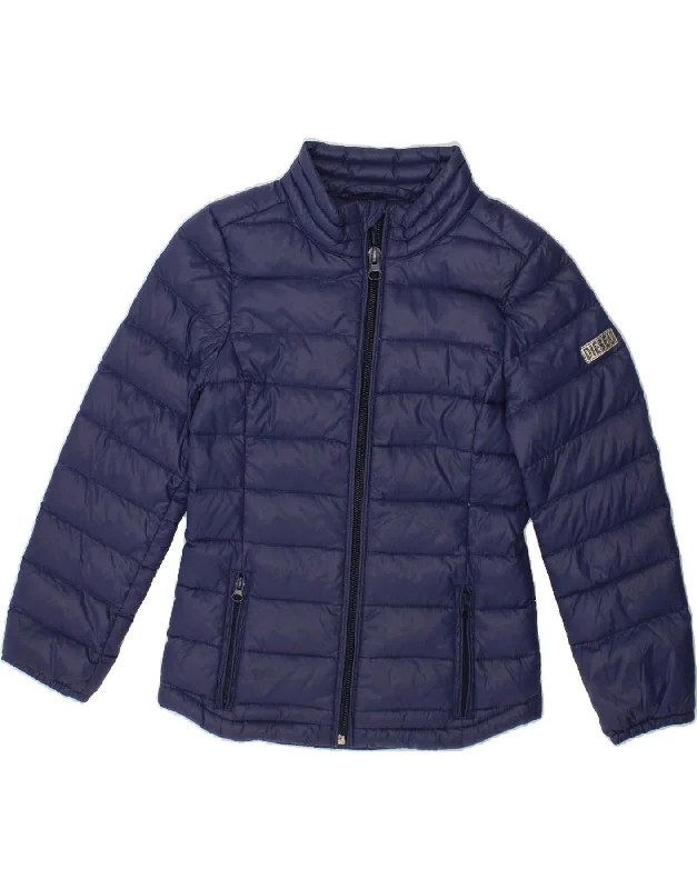 Design Perception DIESEL Baby Girls Padded Jacket 18-24 Months 2XS Navy Blue Nylon
